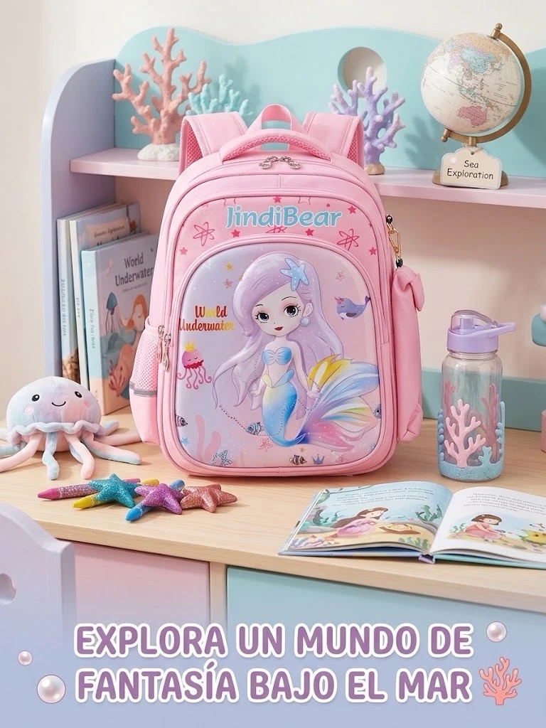 MOCHILA CON LAPICERA RIGIDA PREESCOLAR (40 cm) 2
