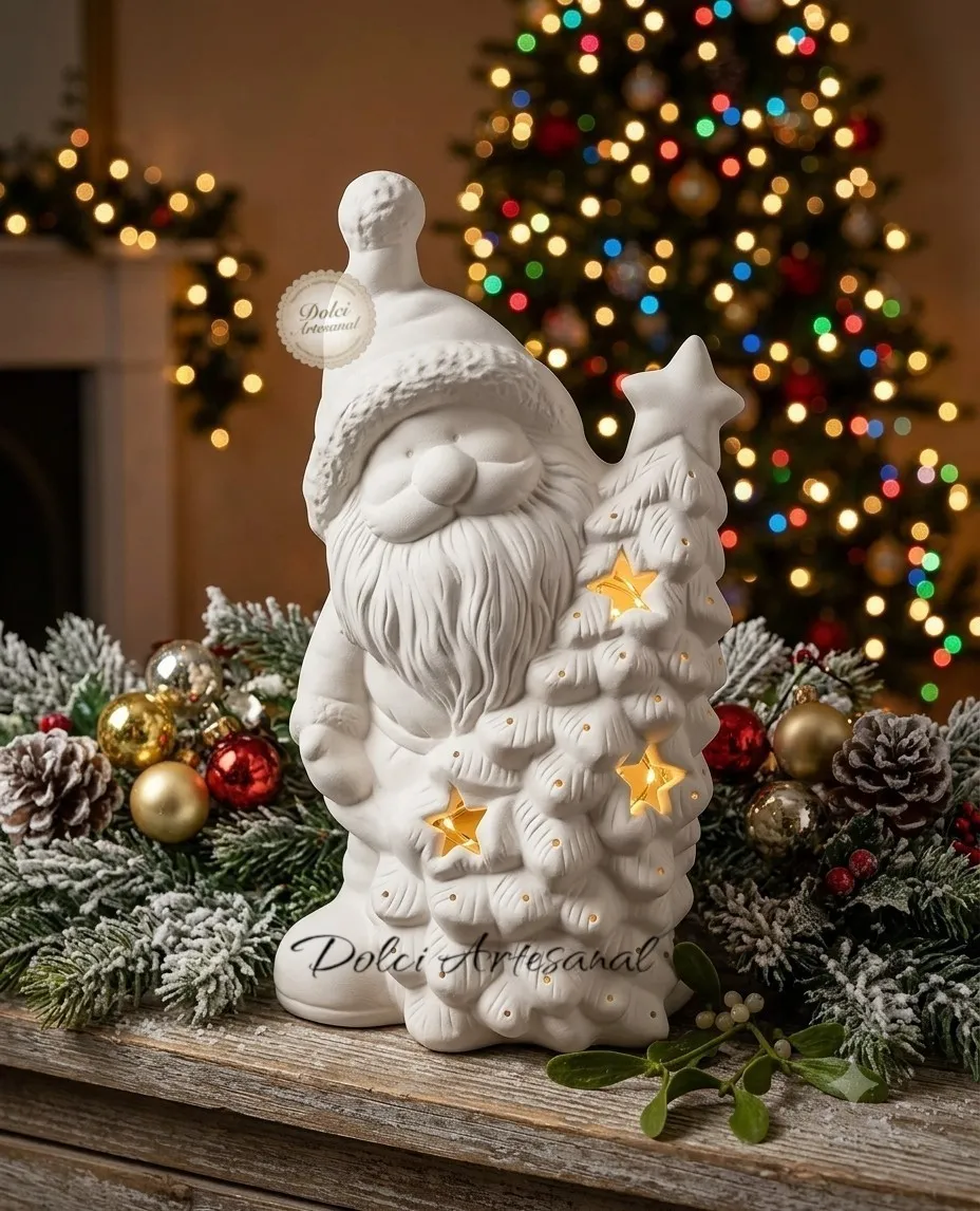 Santa con árbol 