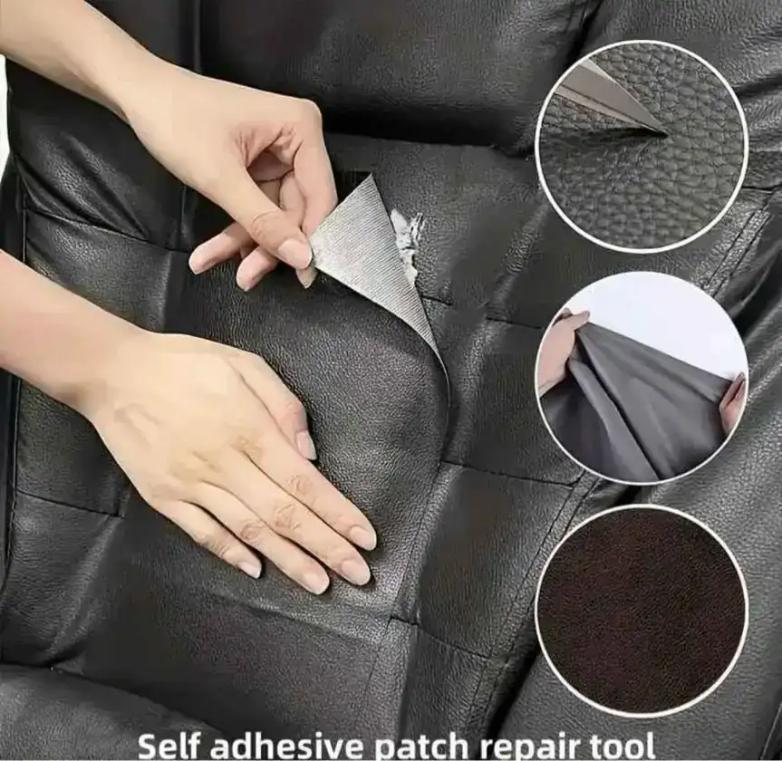 ROLLO TAPIZ ADHESIVO CUERINA 🛋️🚗🛺 2