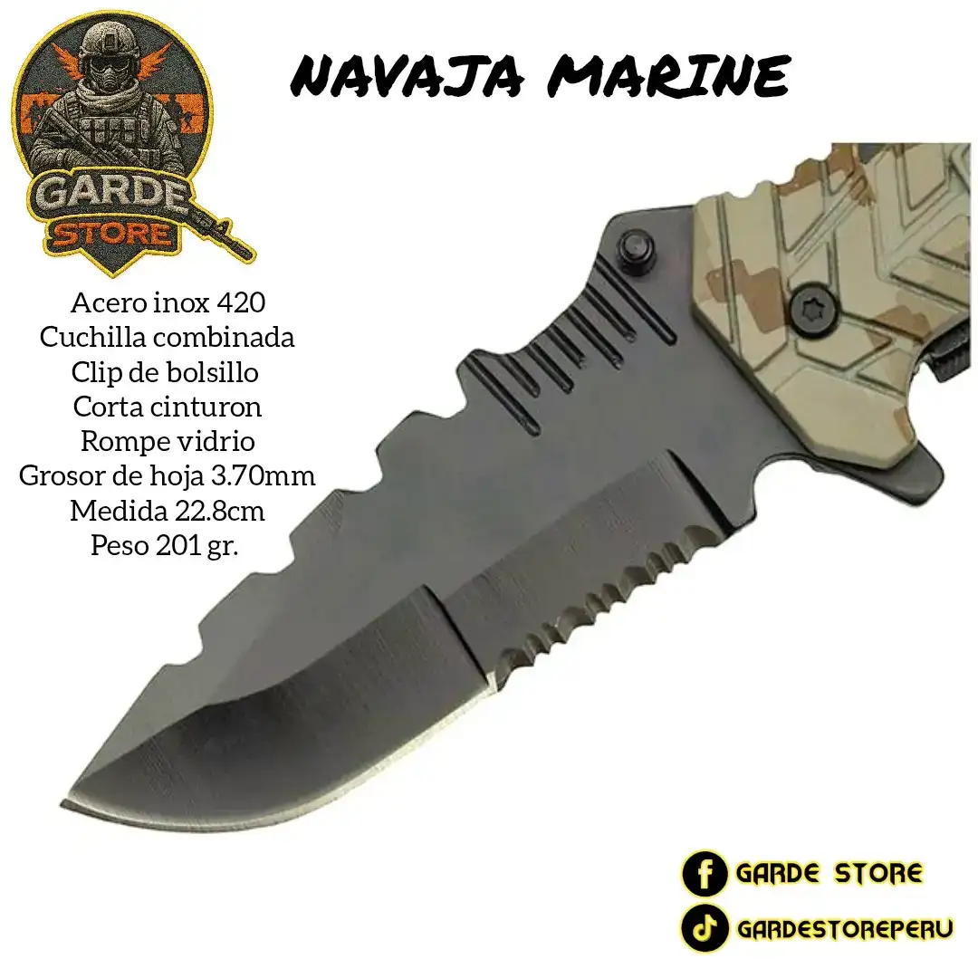NAVAJA PLEGABLE MARINE 3