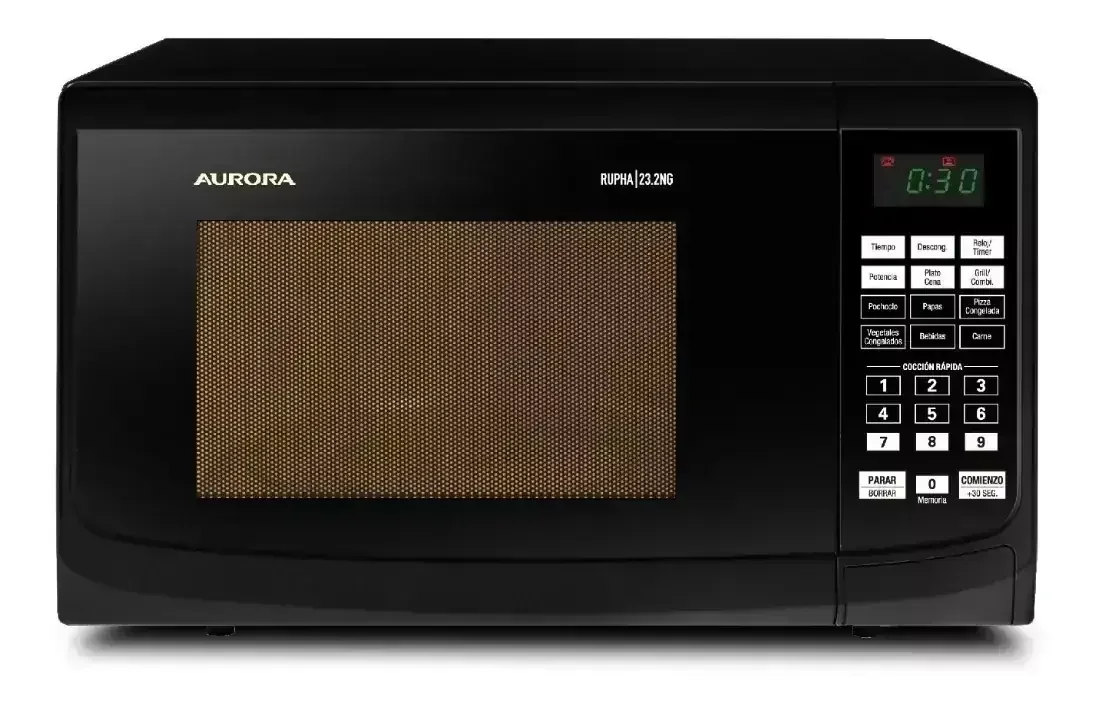 Microondas Grill Aurora RUPHA 23.2 negro 22L 220V