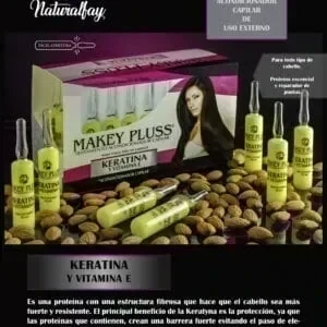 makey pluss ampolleta keratina & vitamina e