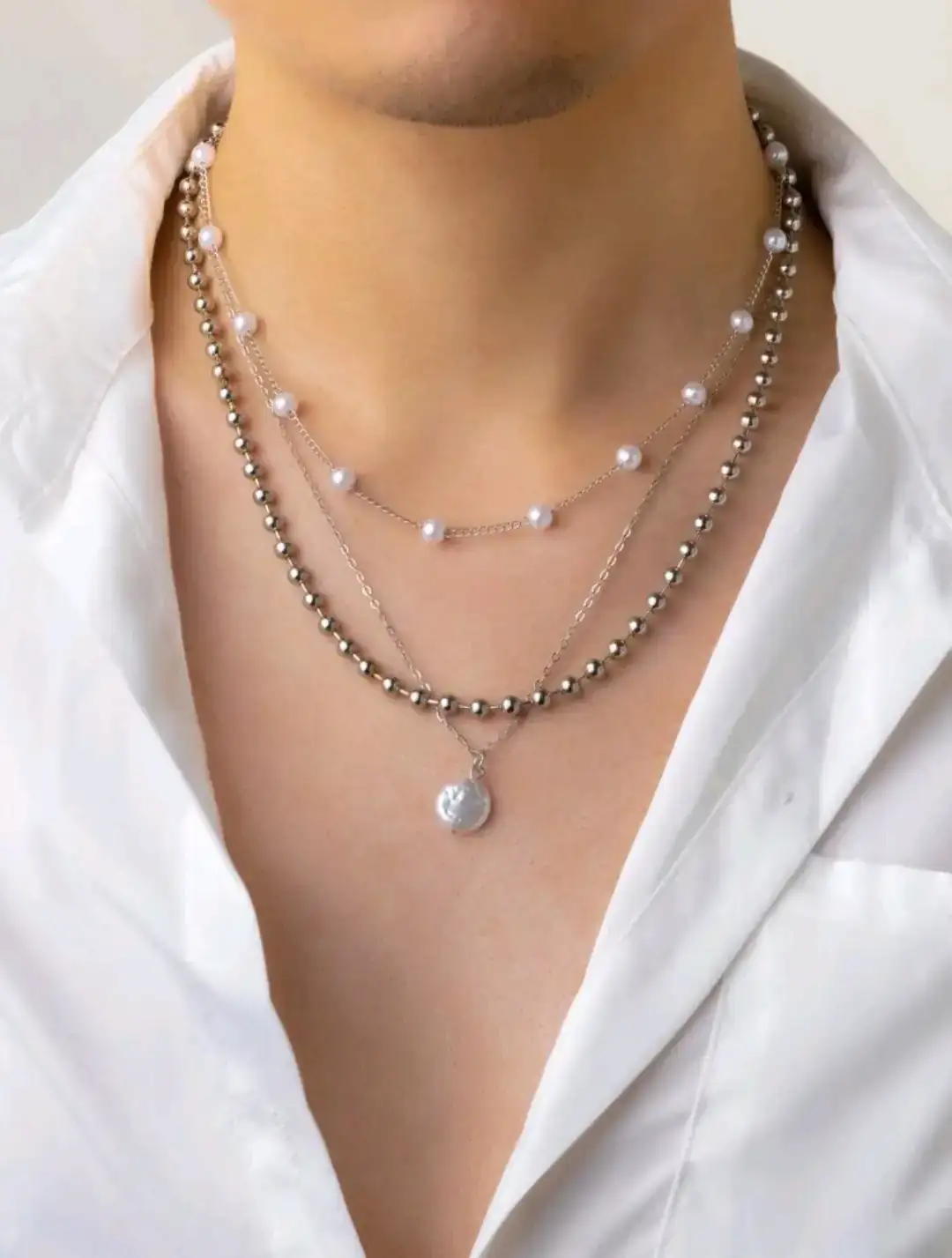 Collar hombre 3 piezas  2