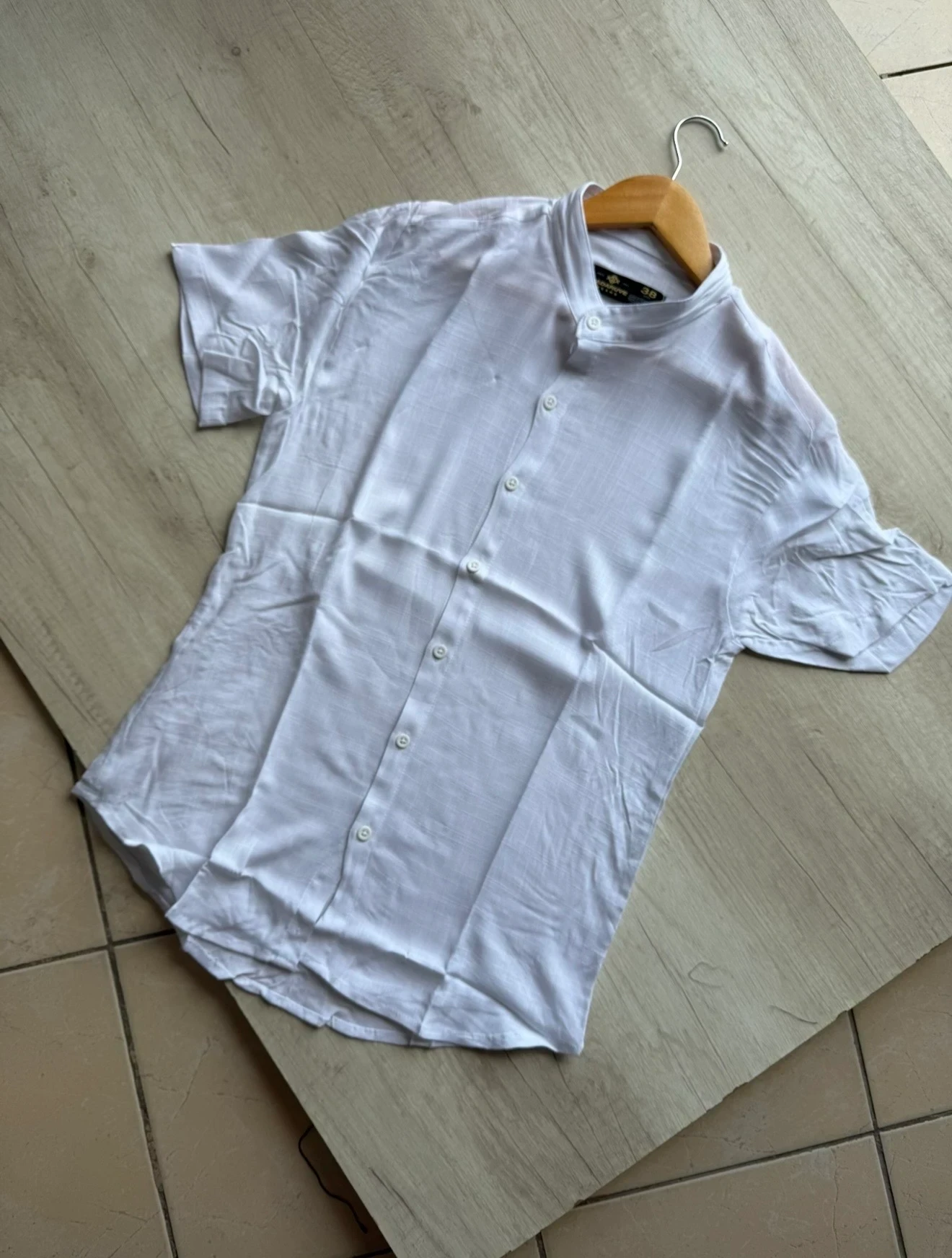 CAMISA LINO CUELLO MAO