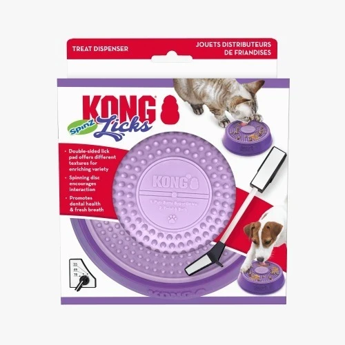 KONG Licks Spinz Lila