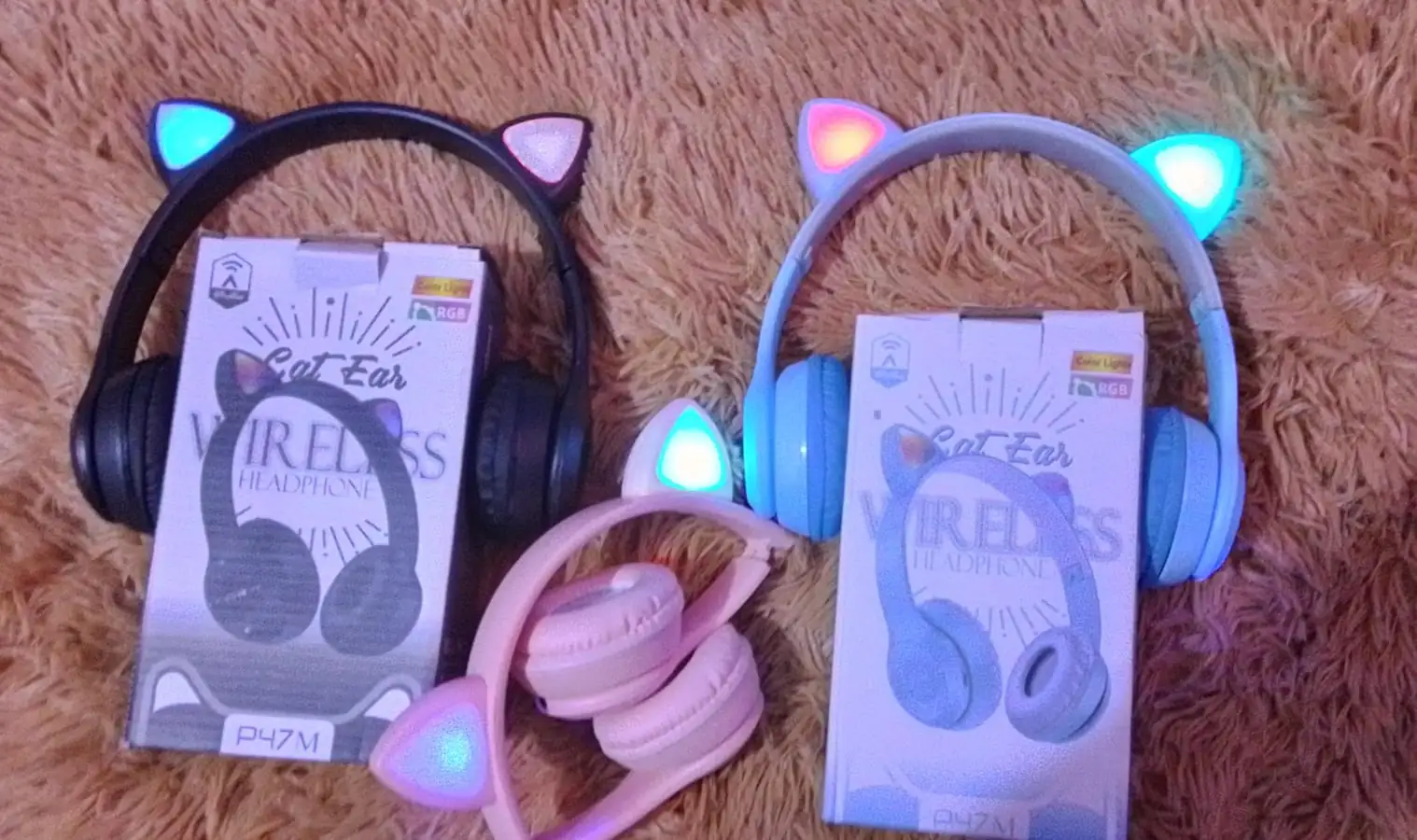 Auriculares p47 oreja de gato