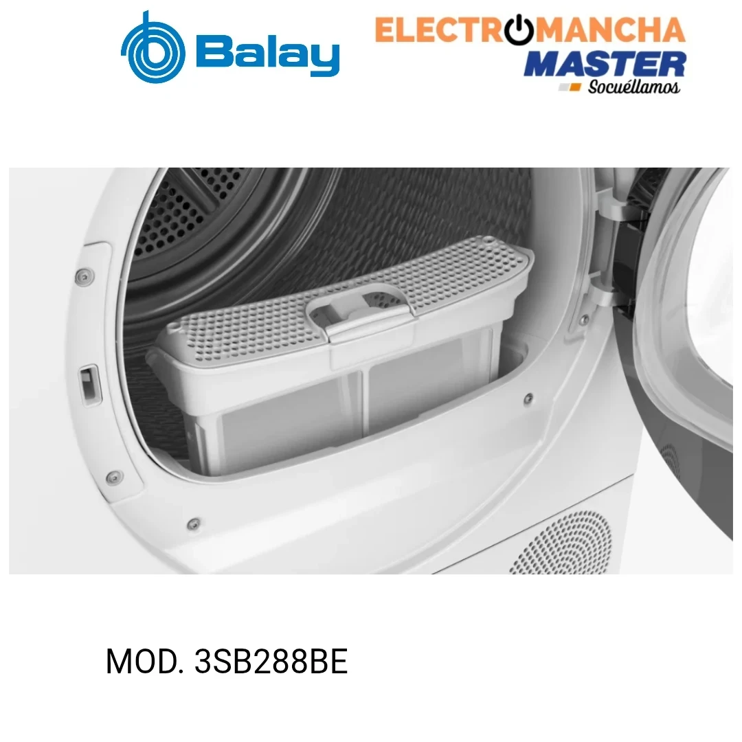 SECADORA BALAY 3SB288BE 8 KG. B.CALOR A++ E 5