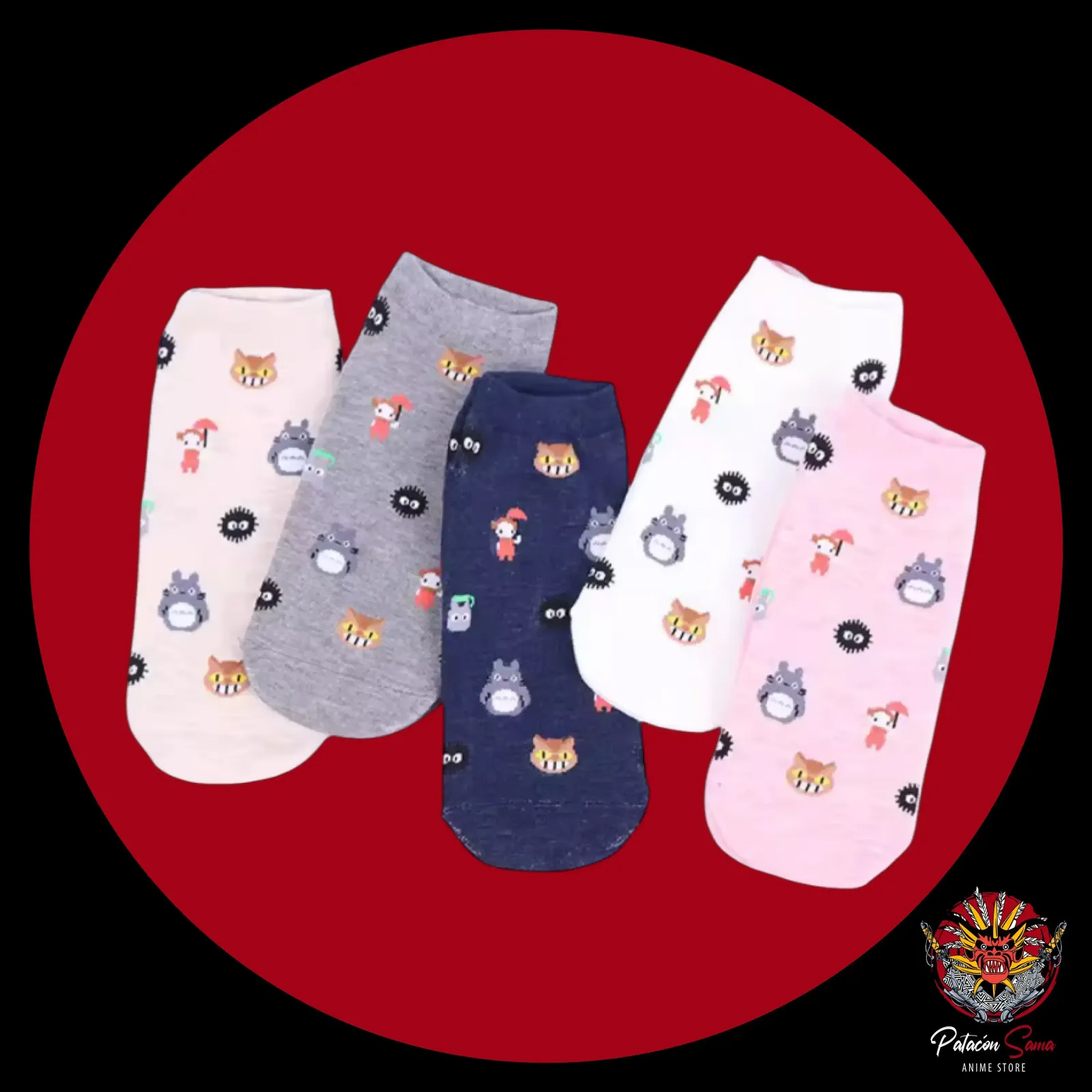 Medias cortas Totoro