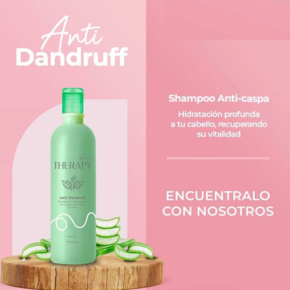 Shampoo Anti Caspa de Sábila 2