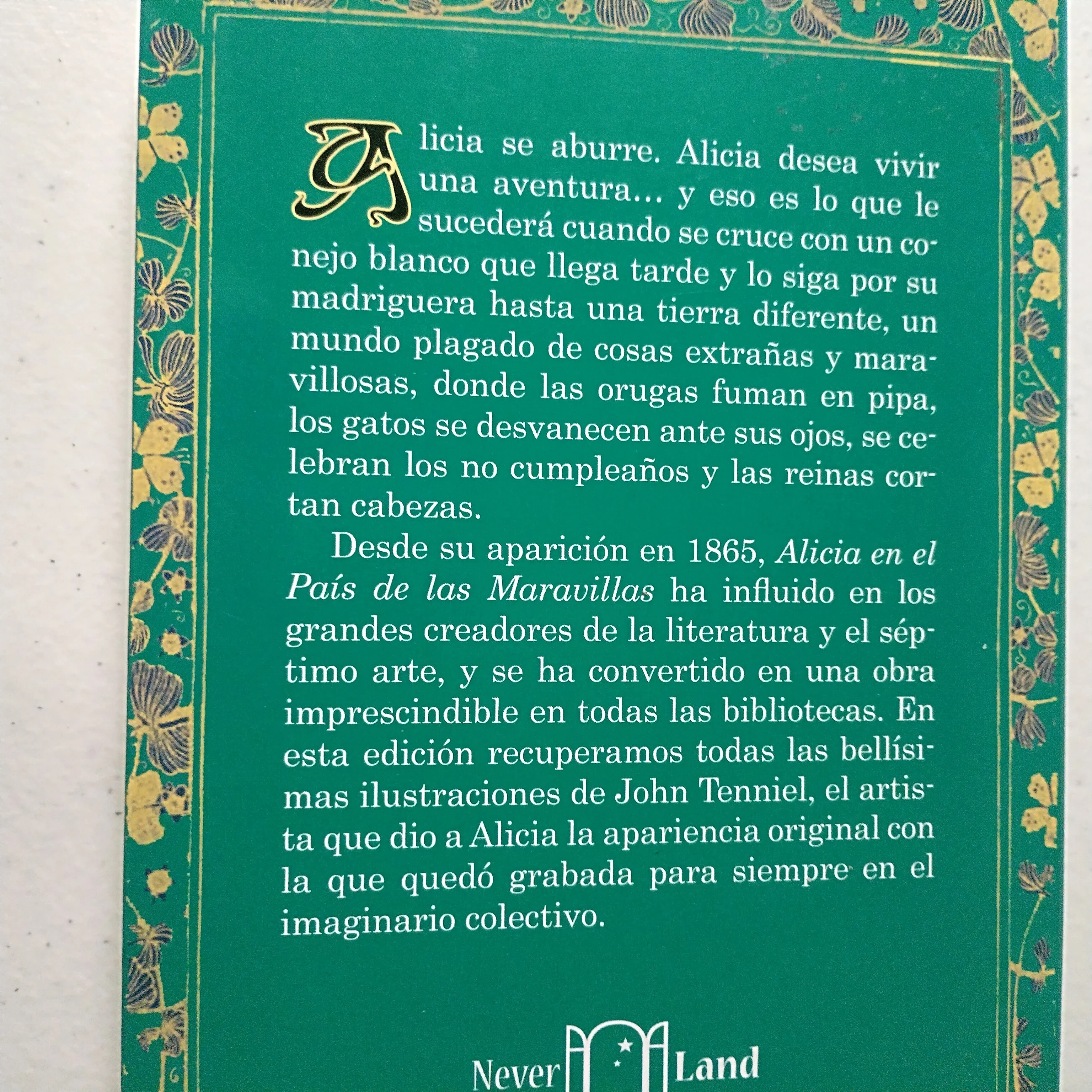 Alicia en el pais de las maravillas, Lewis Carroll, nuevo  2