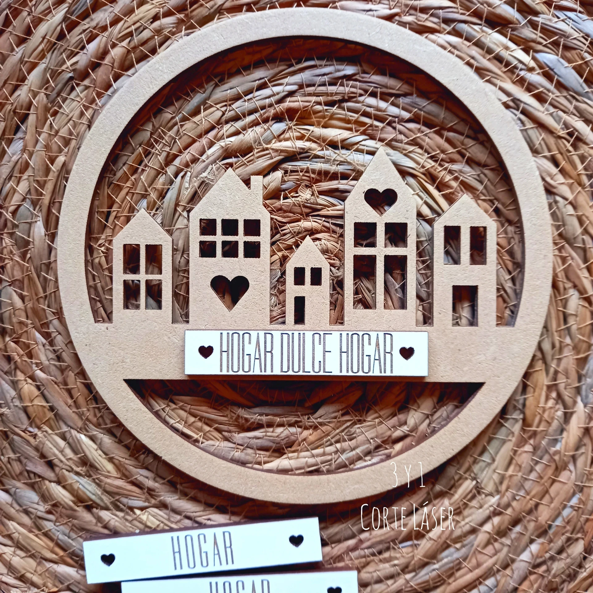 ARO CASITAS 30 CM + TAG GRABADO