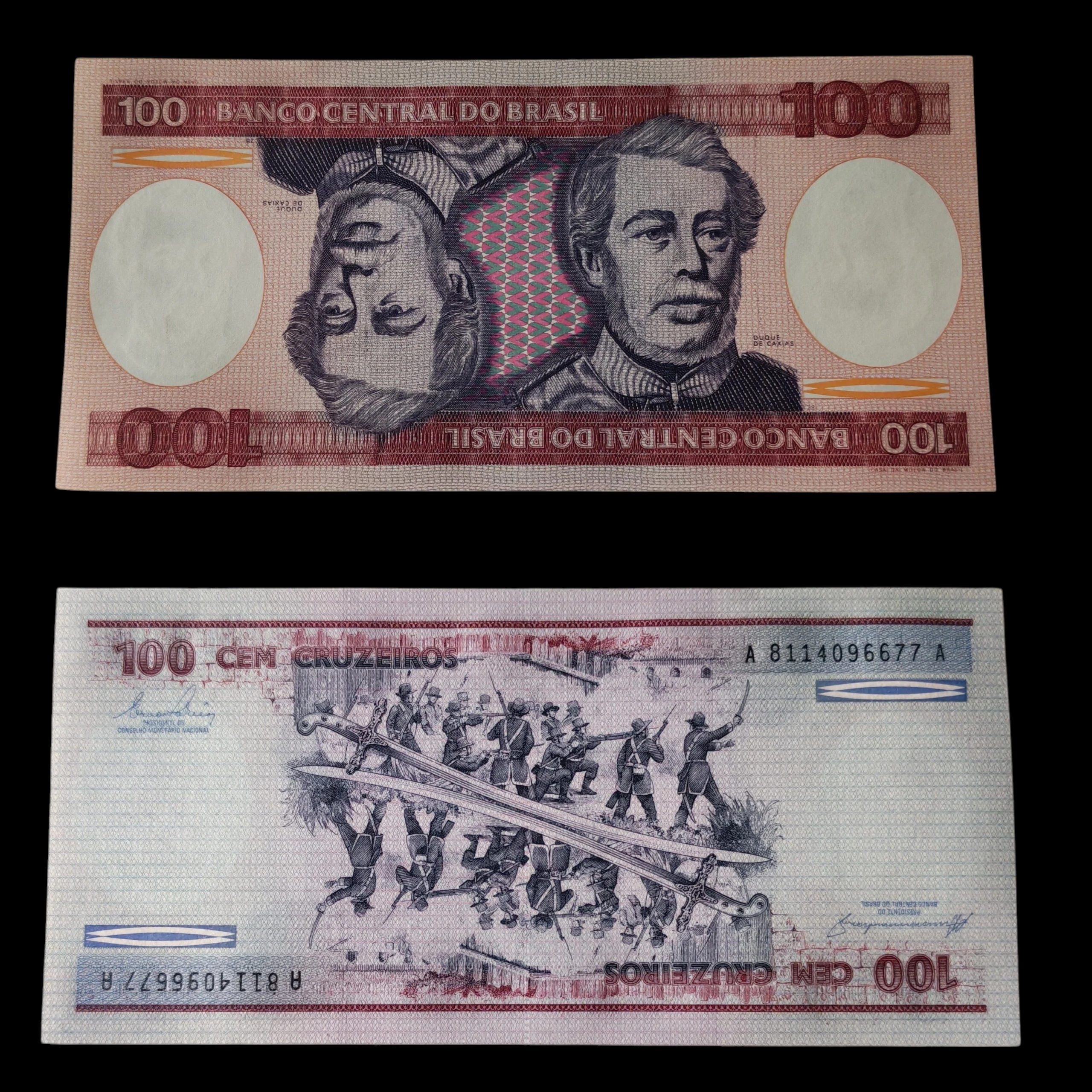 ° Brasil 100 cruzeiros UNC 