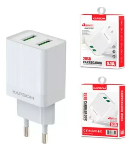 Carregador USB V8 