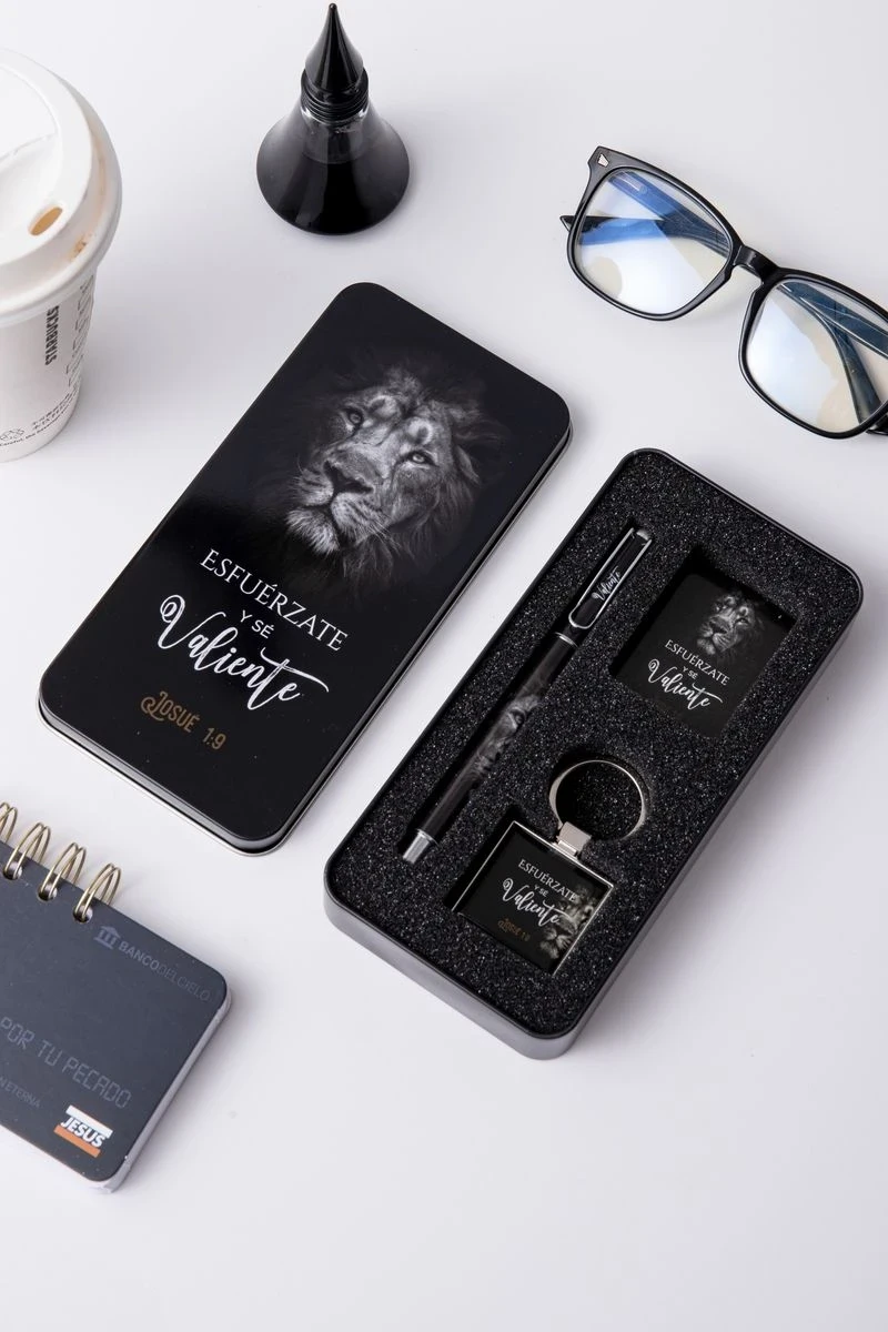Set estuche lapicero Esfuerzate y se valiente 2