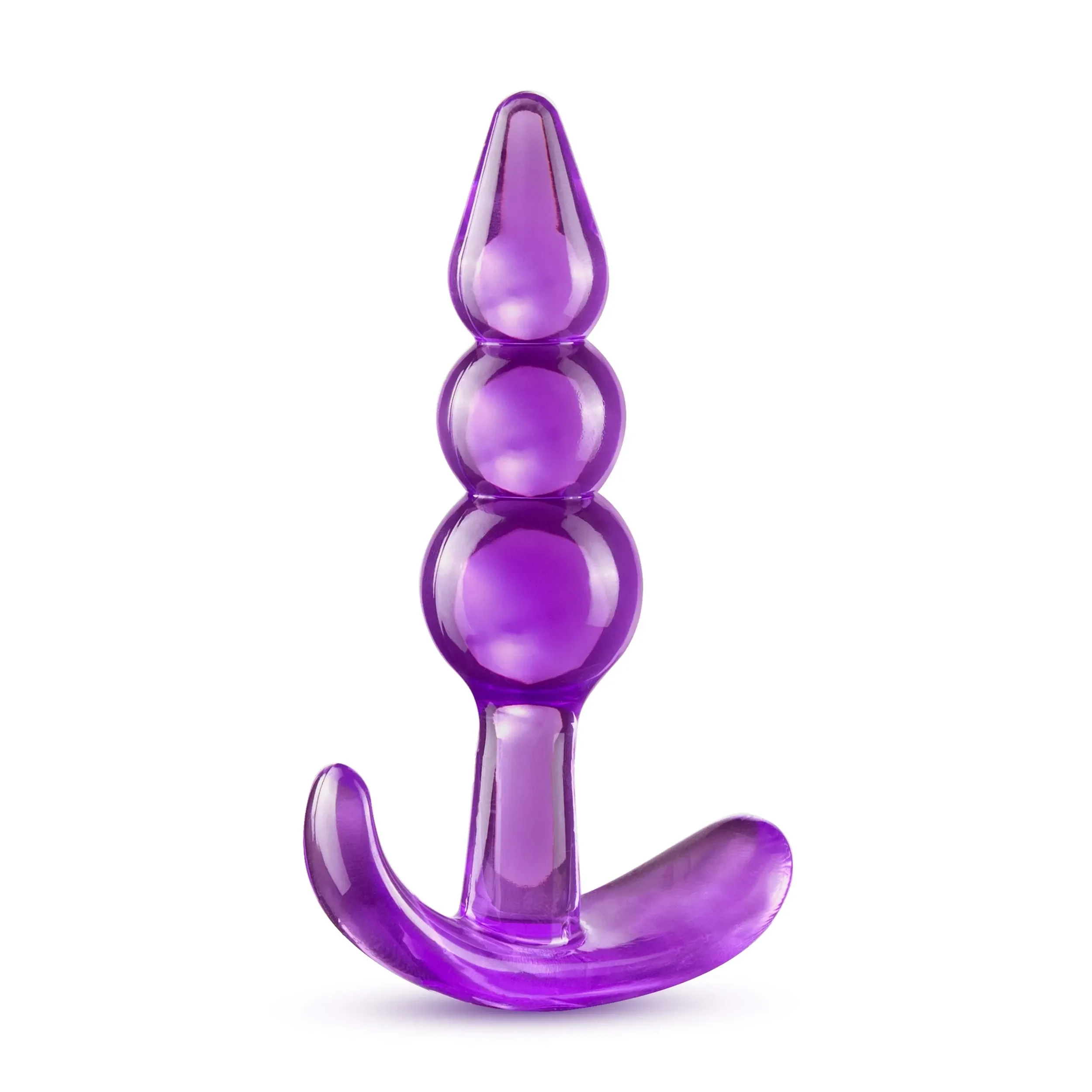 B Yours – Triple Bead Anal Plug – Purple 2