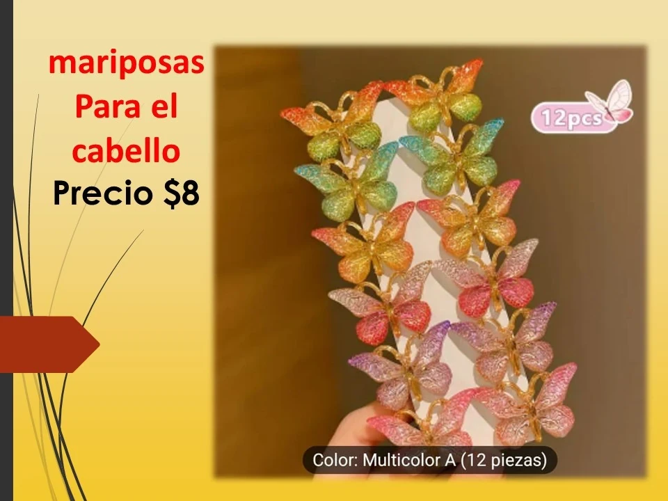 Carton de mariposas, 12 piezas 