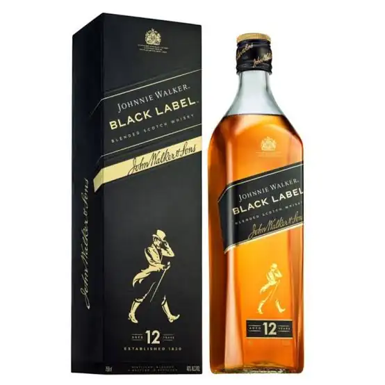 Whisky JOHNNIE WALKER  Black Label Botella 750ml