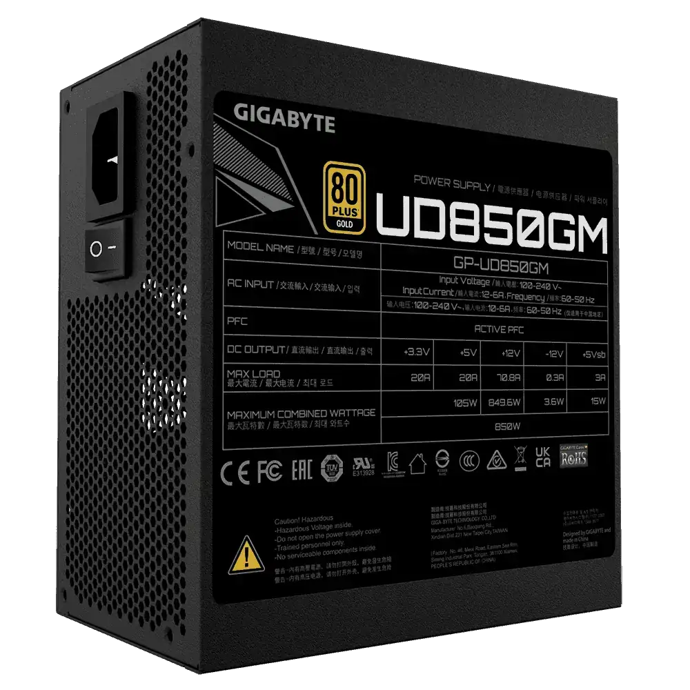 Gigabyte GP-UD850GM 850 Watts