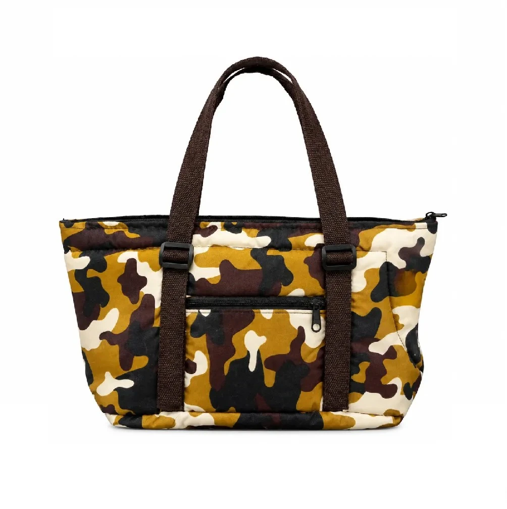Cartera transportadora camuflada marrón talla S