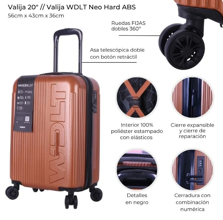 VALIJA 20" WDLT NEO HARD ABS