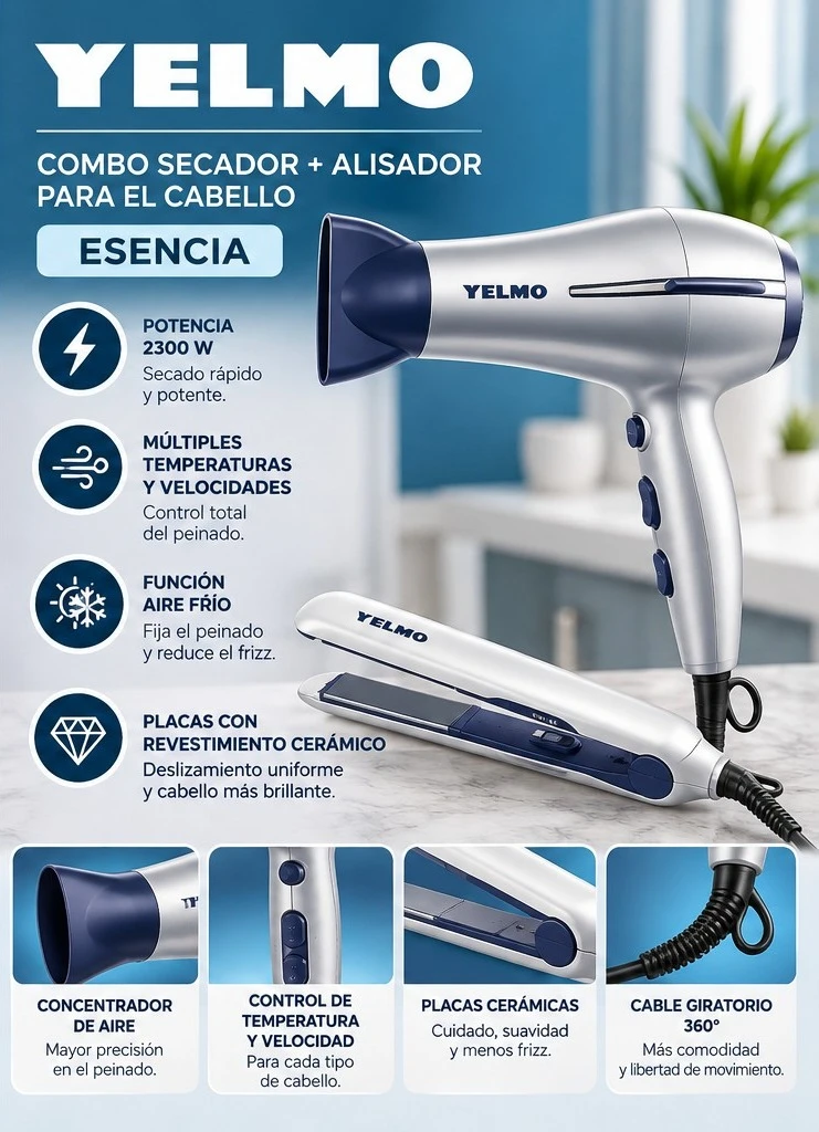COMBO YELMO ESENCIA *CONSULTA DISPONIBILIDAD CON EL VENDEDOR*