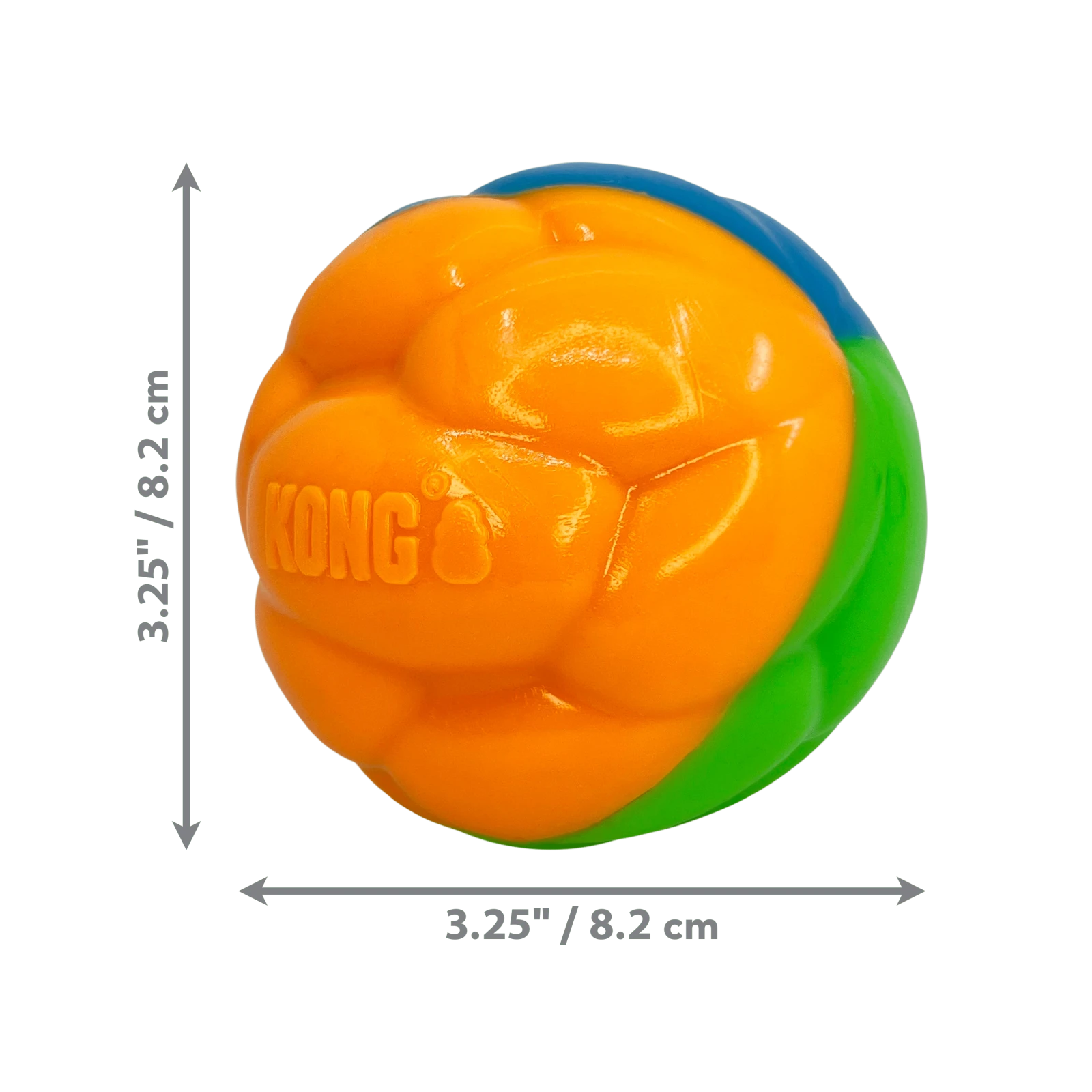 KONG TWIST HIGH-VIZ BALL 2