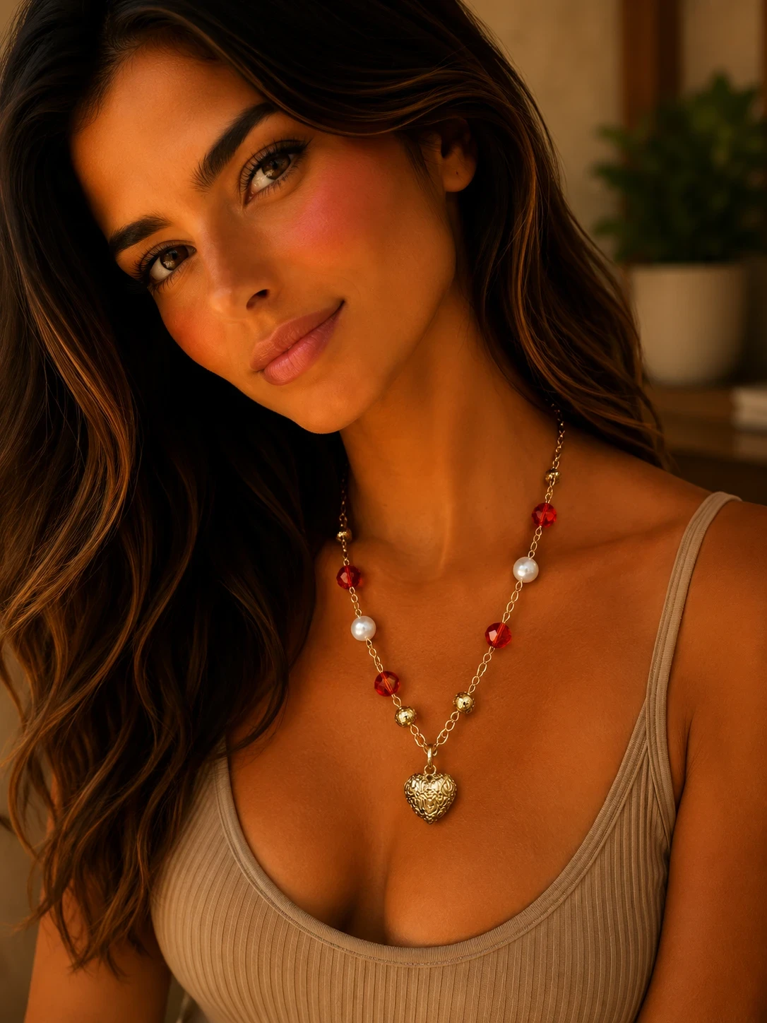 Collar oro doble laminado 