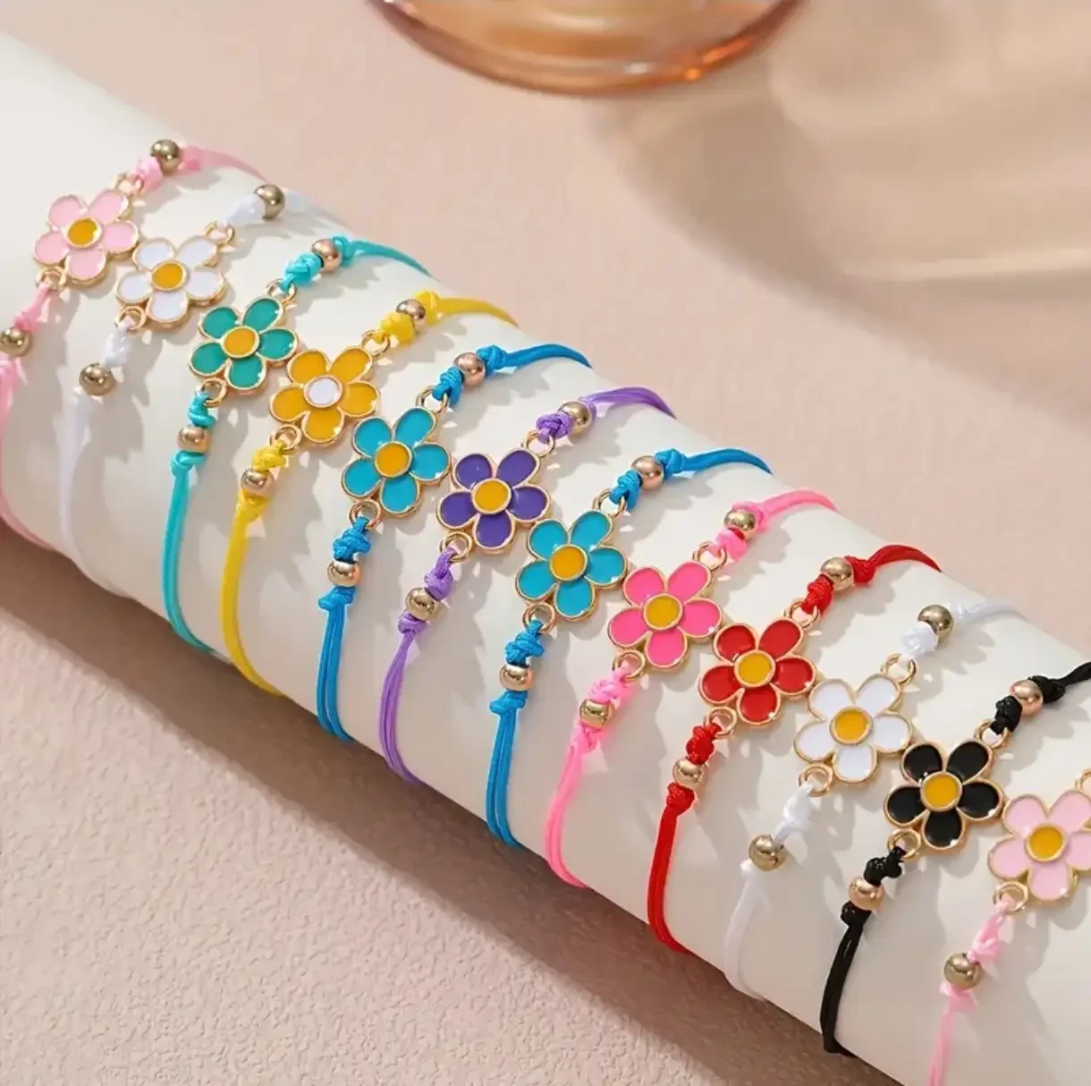 Pulseras Margarita Arcoiris 