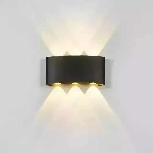 APLIQUE PARED LED DECO 6L 6W PC IP65