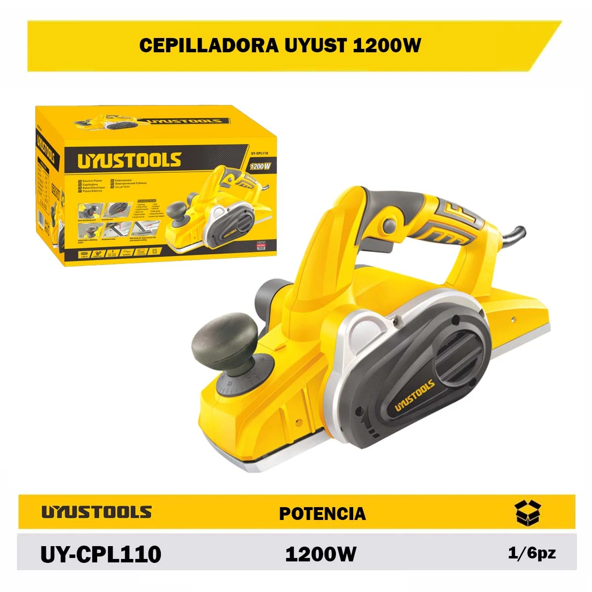 CEPILLADORA UYUST 1200W