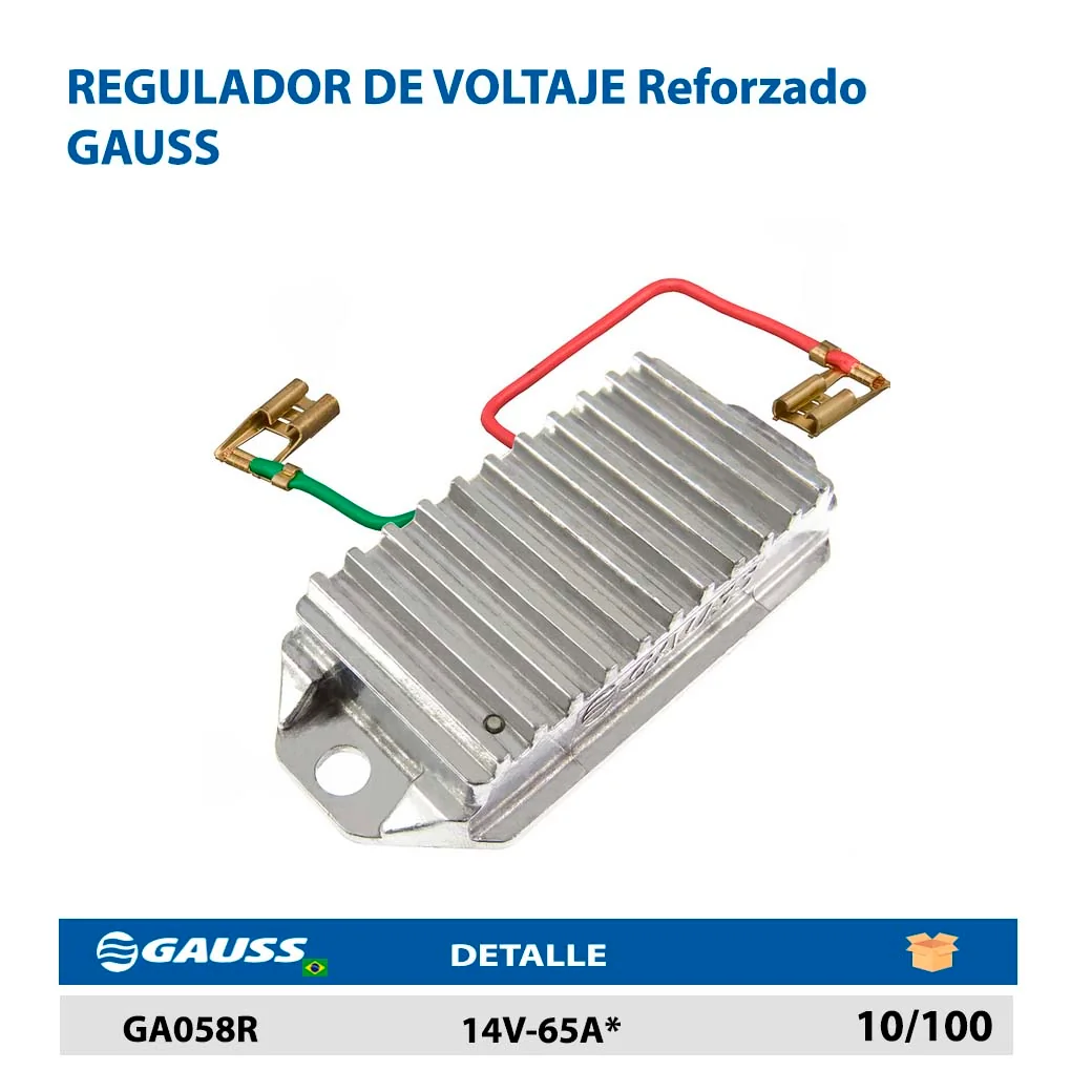 REGULADOR DE VOLTAJE Reforzado GAUSS 14V-65A*