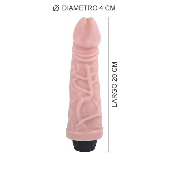 Consolador Siliconado Americano Grande Vibrador