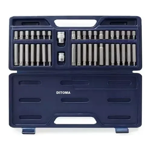 Juego Puntas Torx Allen Multiestria Bremen BRE2978 Profesional 40 Pz Color Gris 4