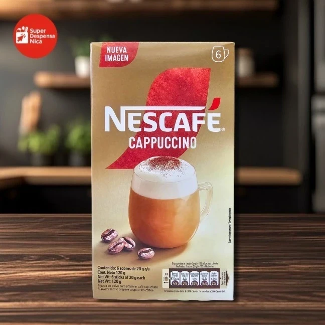 Café Nescafé Capuccino Dispensador 6sobres