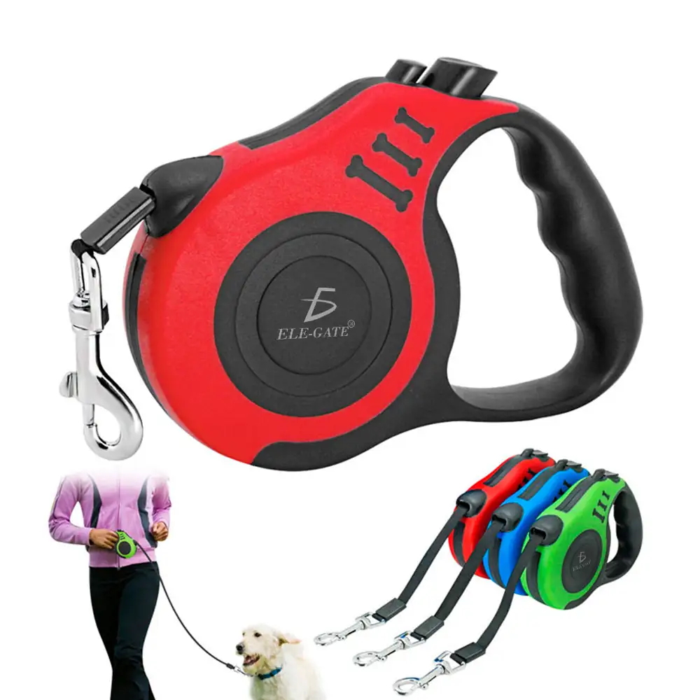 Correa Retráctil Para Perros Y Mascotas Medianas 3Mts 3