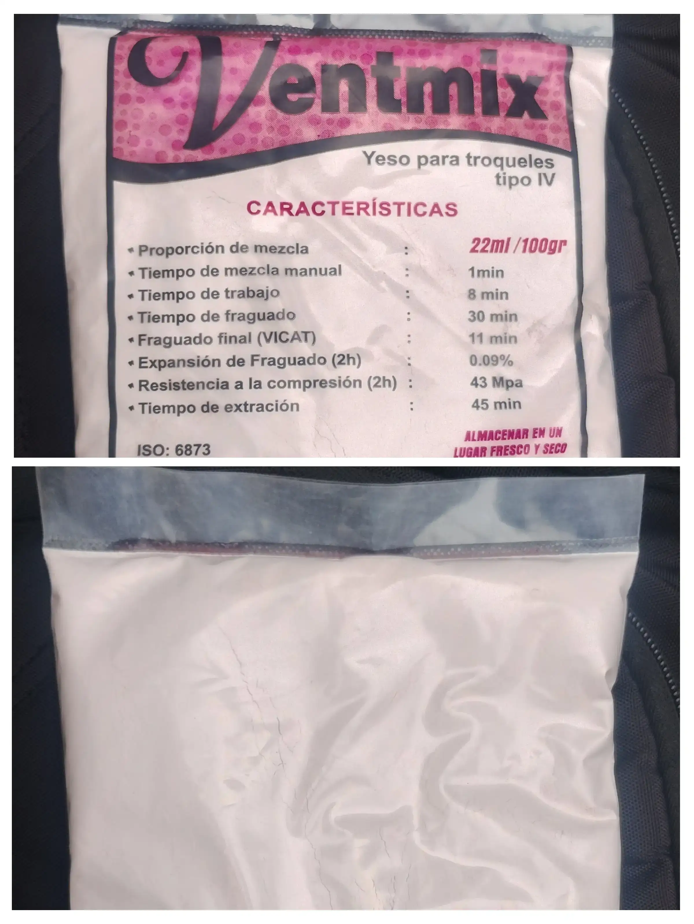 Yeso extraduro tipo 4 x 500G - Ventmix