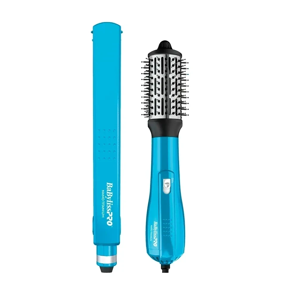 COMBO BABYLISS PRO CEPILLO SECADOR Y PLANCHA DIGITAL  2