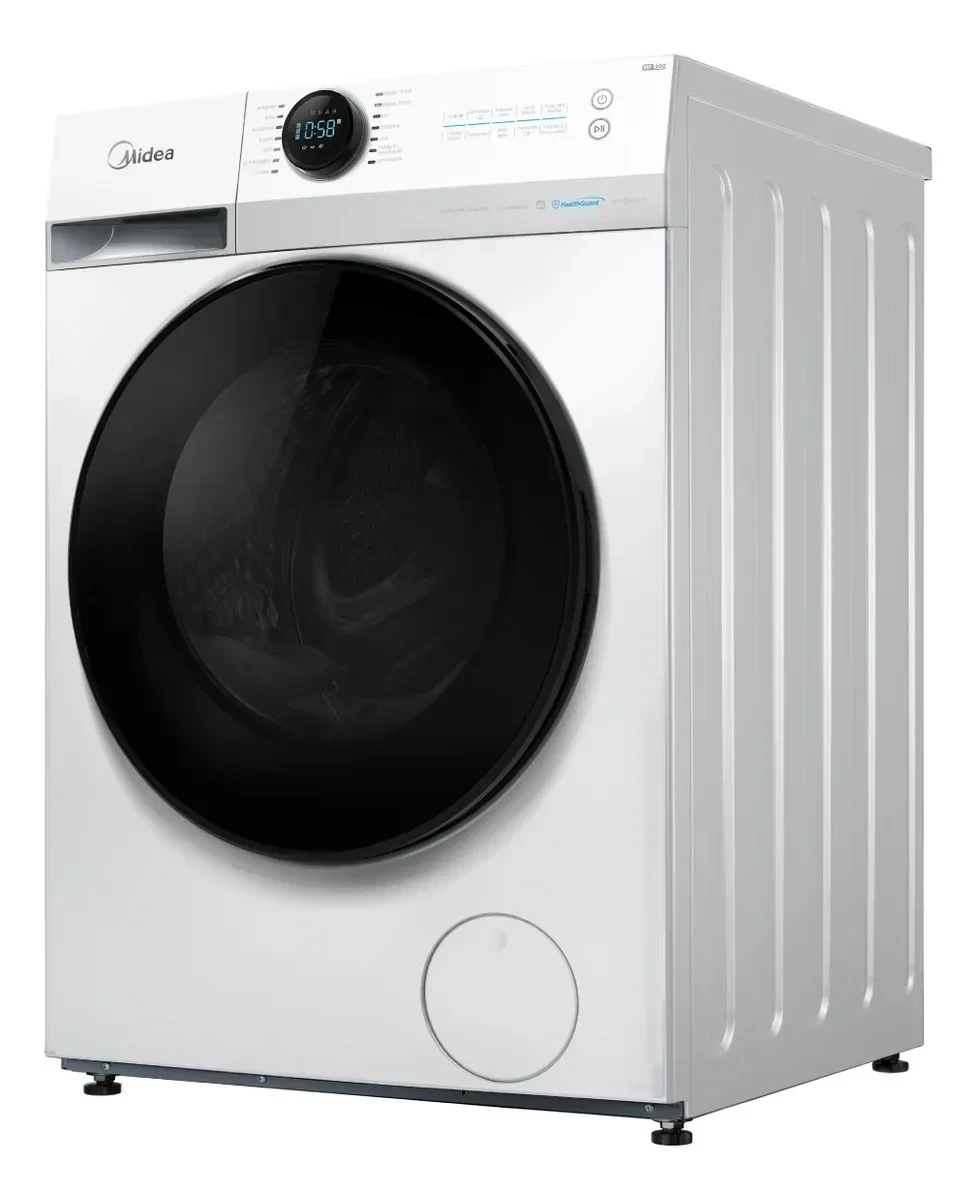 Lavarropas Midea Inverter Smart 8kg Mf200w80wb/w-a1- Blanco 2