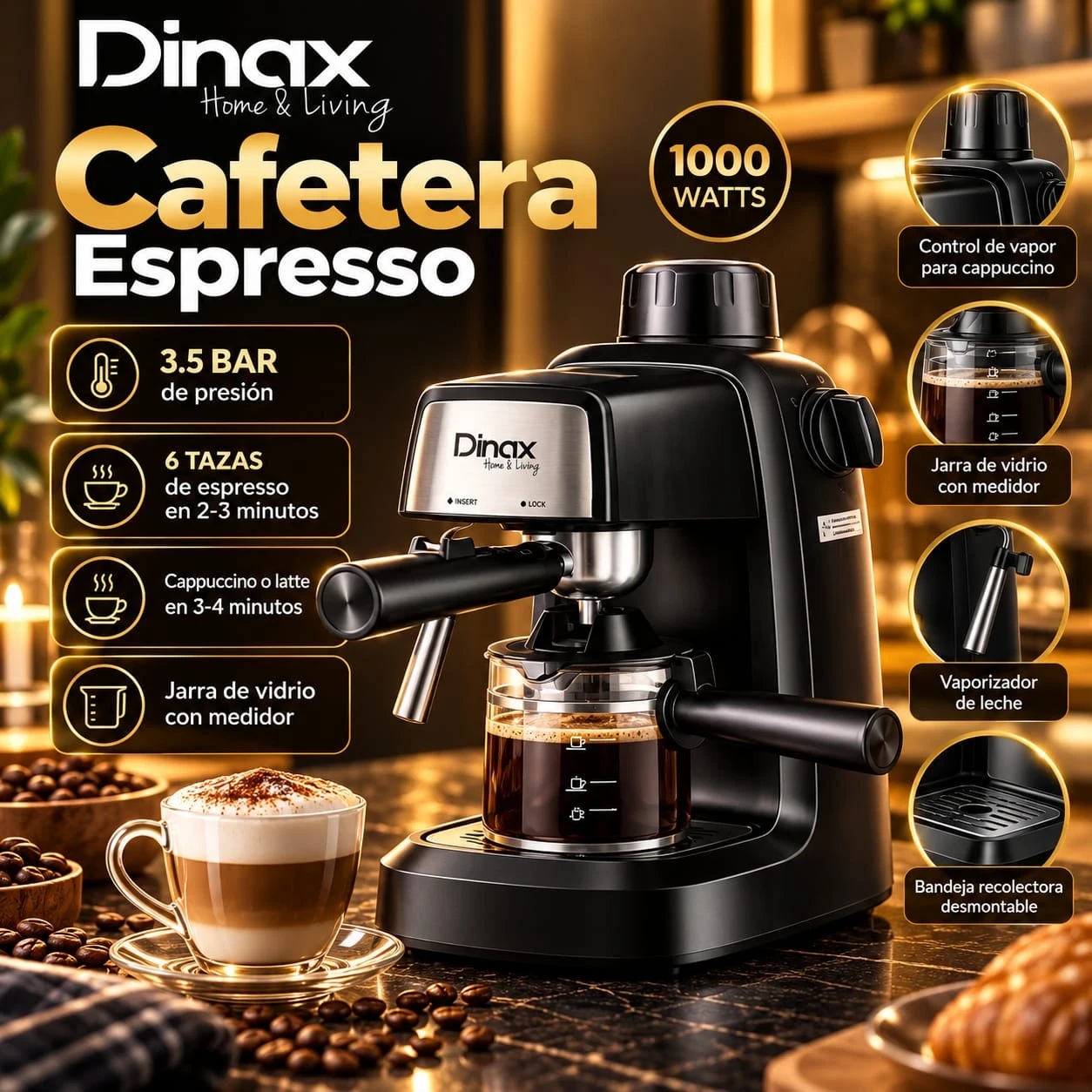 CAFETERA DINAX ESPRESSO