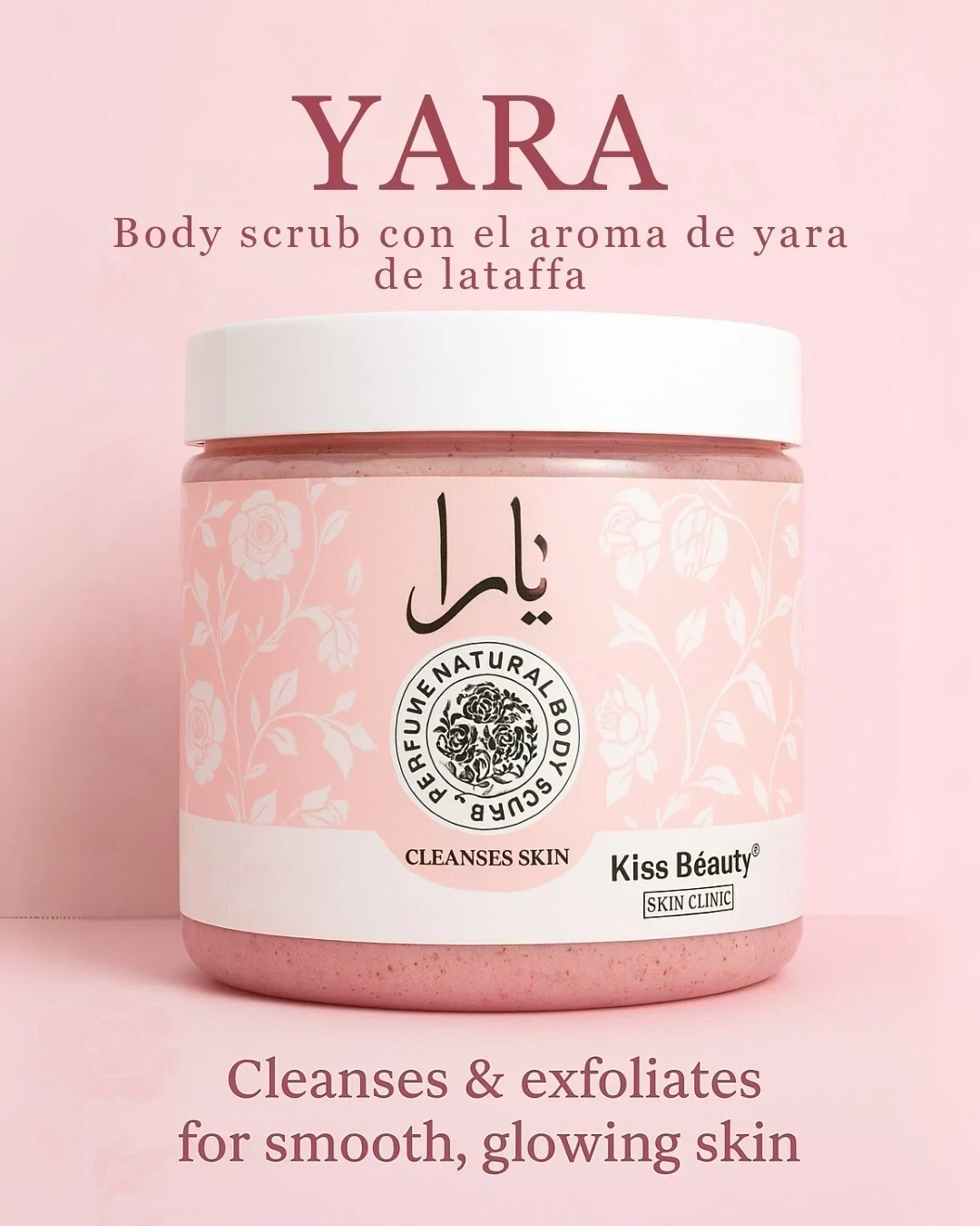 Body scrub 500ml con el aroma del yara