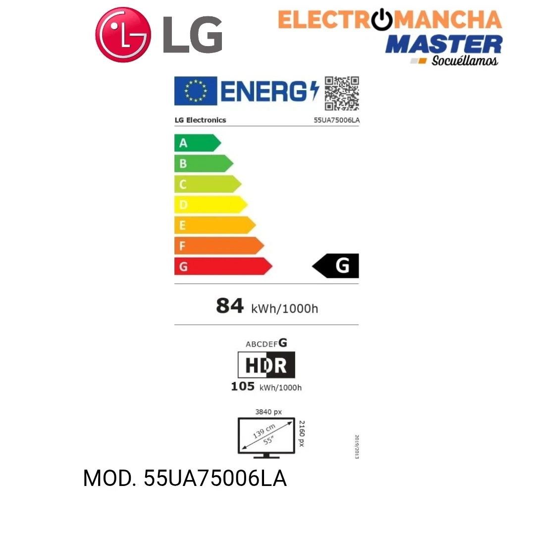 TELEVISION LG 55UA75006LA 4K UHD SMART HDR10 G 3