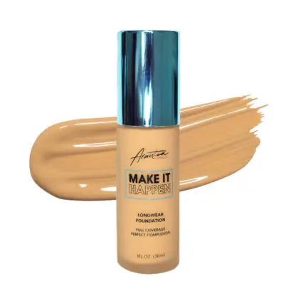 Make It Happen Fundation tono 06  Tan - Arantza Cosmetics 