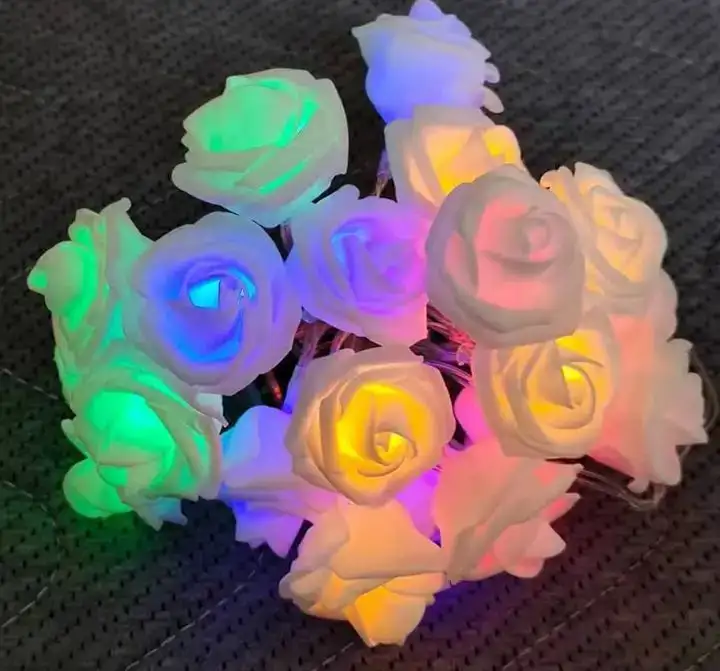 Guirnalda led 20 luces rosas 4M 