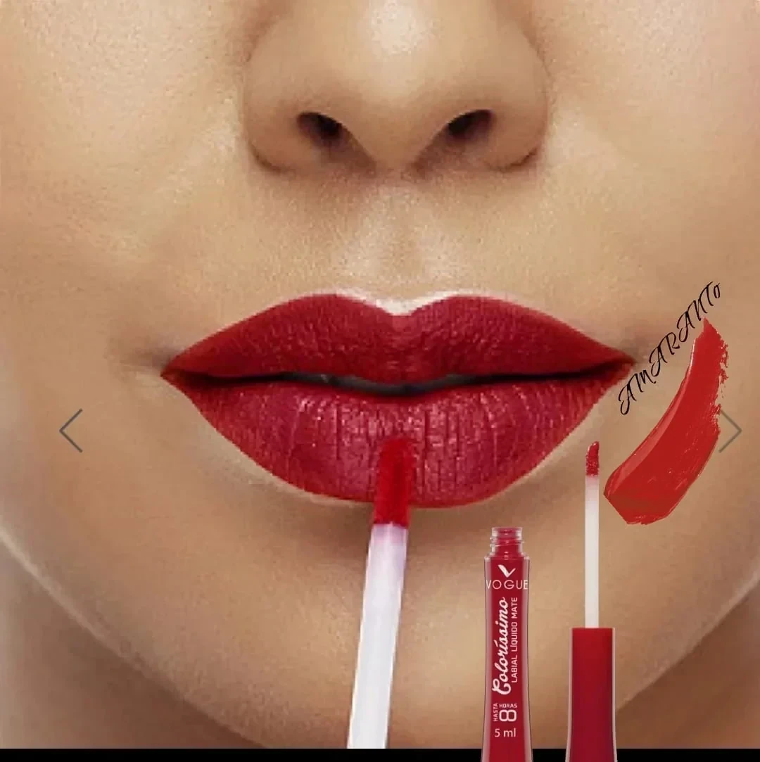 vogue labial colorisimo liquido amaranto
