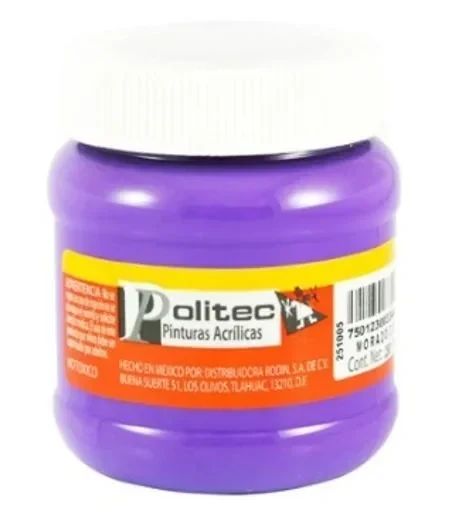 Politec pintura morado  frasco 20 ml