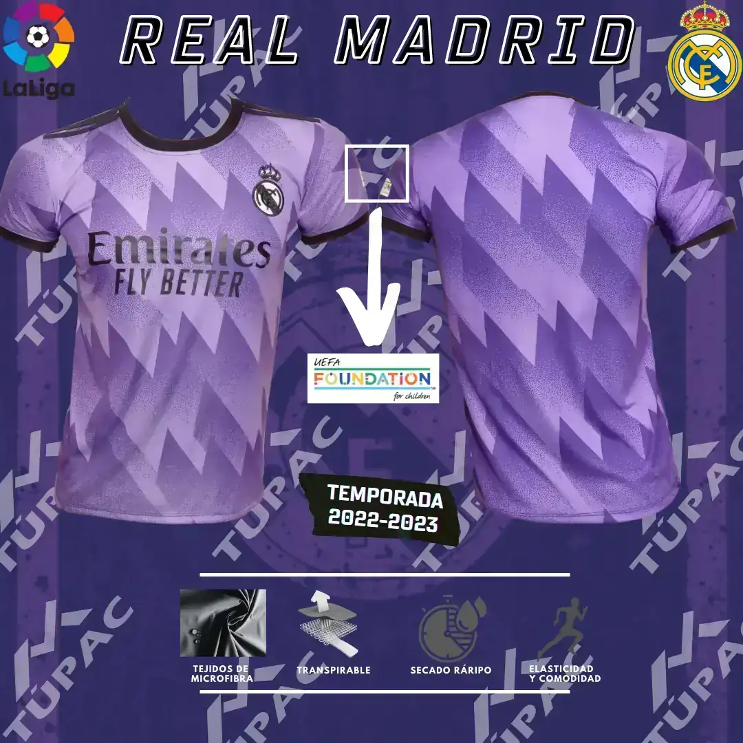 REAL MADRID SUPLENTE TEMPORADA 2022-2023 