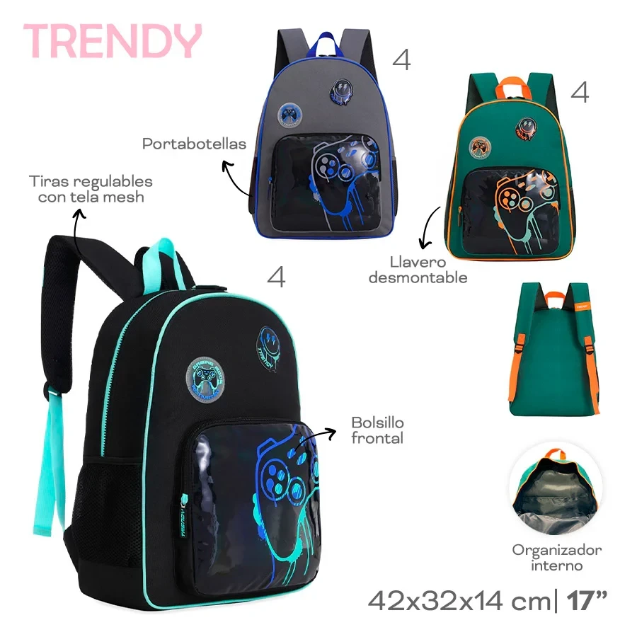 MOCHILA TRENDY GAMER 30168