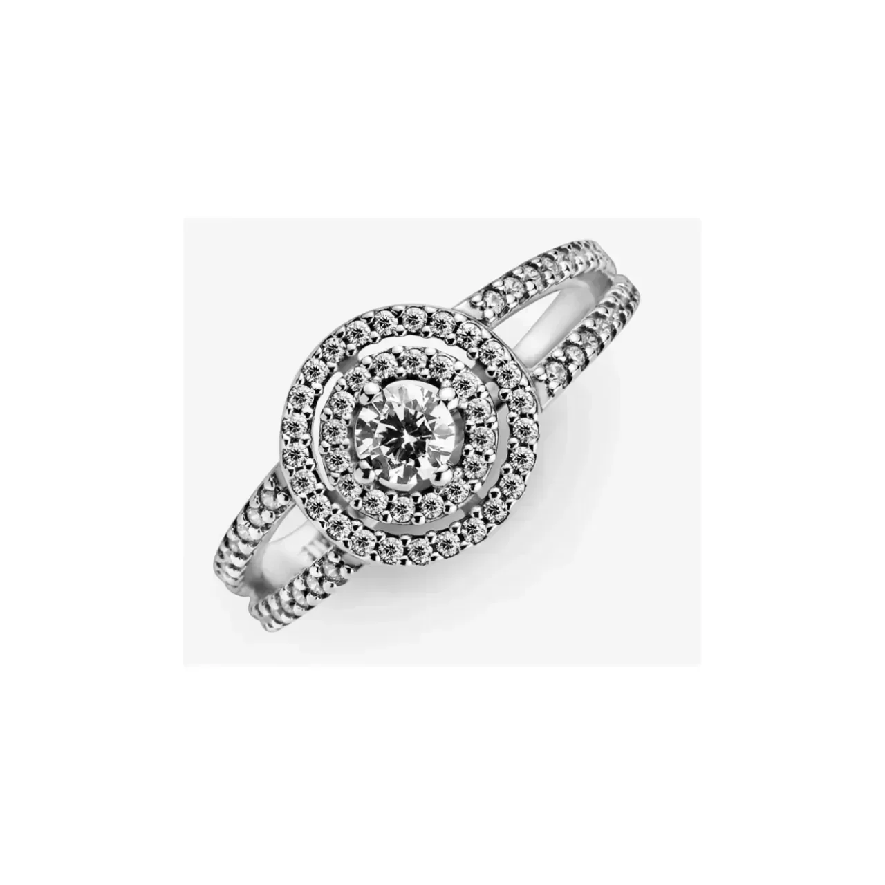 Anillo Doble Alo Brillante + Caja de regalo  2