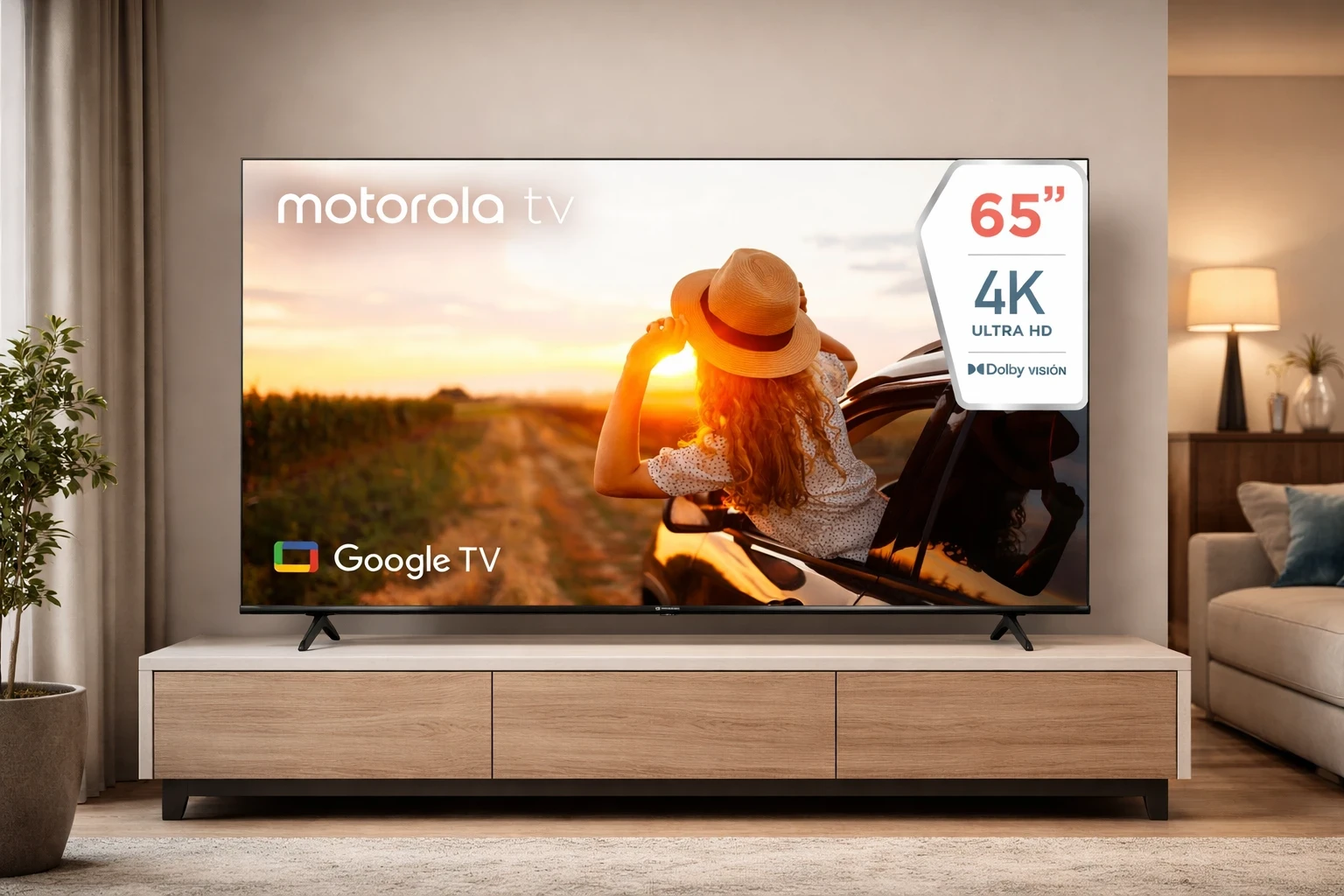 Smart TV Motorola 65"