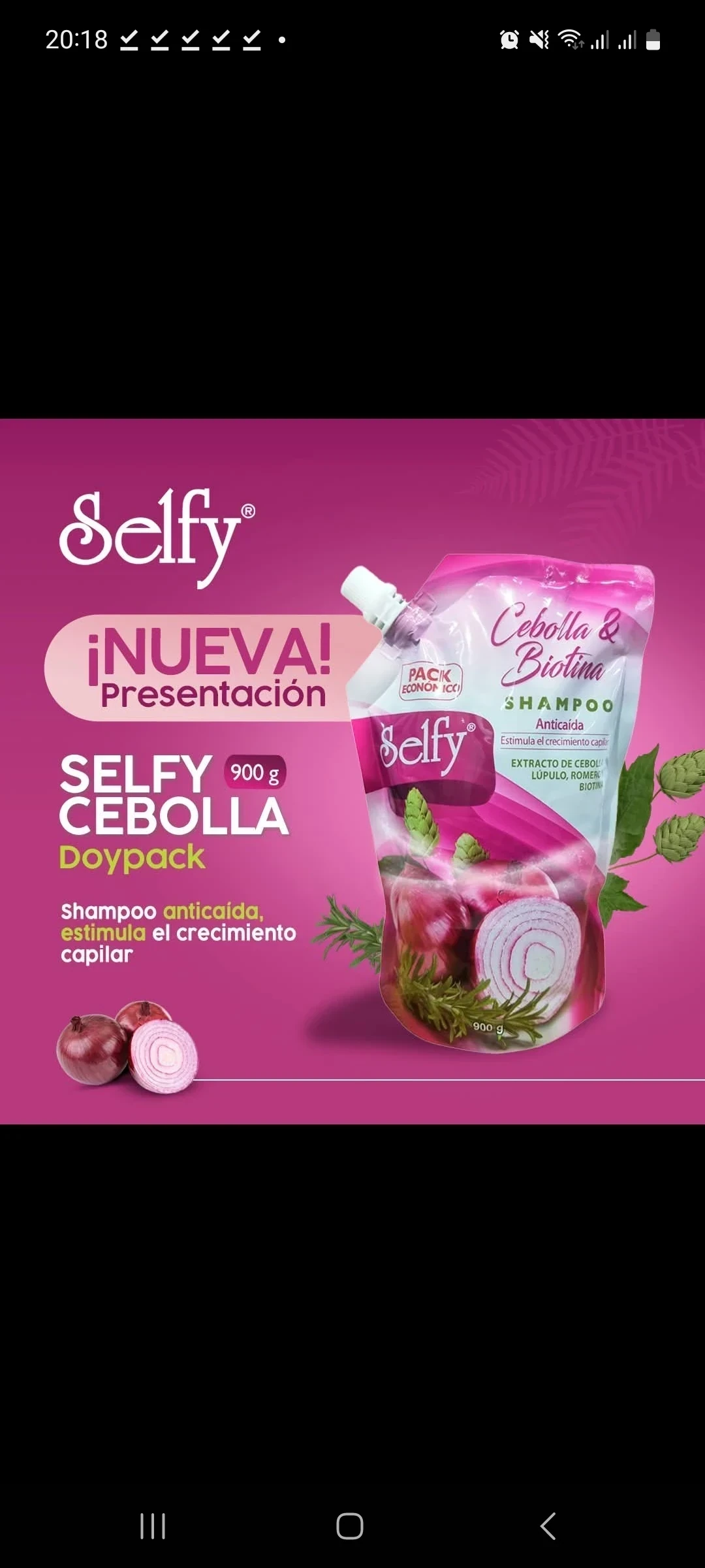 SHAMPOO CEBOLLA 900G 